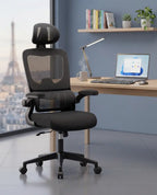 Maille haute densité et structure robuste pour cette chaise de bureau ergonomique pas chère et durable.