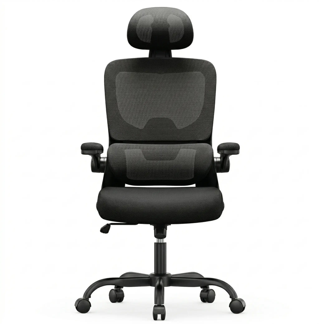 Chaise ergonomique au meilleur rapport qualité-prix ErgoStudio Essential pour un bureau à petit budget.