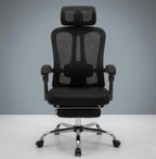 Design moderne de la chaise ErgoStudio Signature montrant le soutien lombaire et l'assise rembourrée.