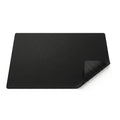 Tapis de bureau confortable 90x120 cm noir, 
surface polyester douce et dos antidérapant TPR – ErgoStudio