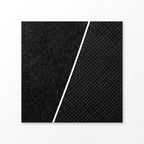 Large protecteur de bureau en feutre noir offrant une surface confortable pour l'écriture et le travail sur ordinateur.